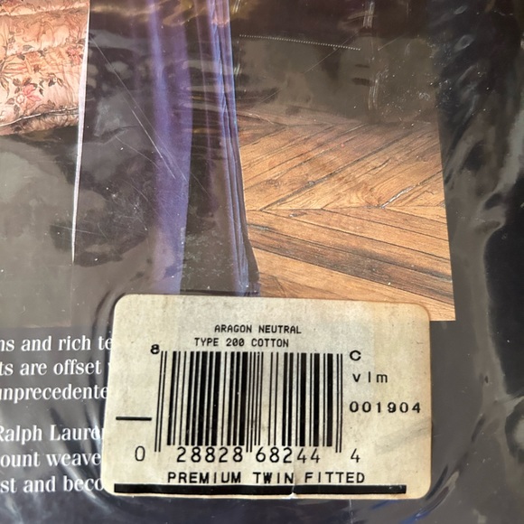 Ralph Lauren Aragon Leopard Print Twin Fitted Sheet - Picture 3 of 4